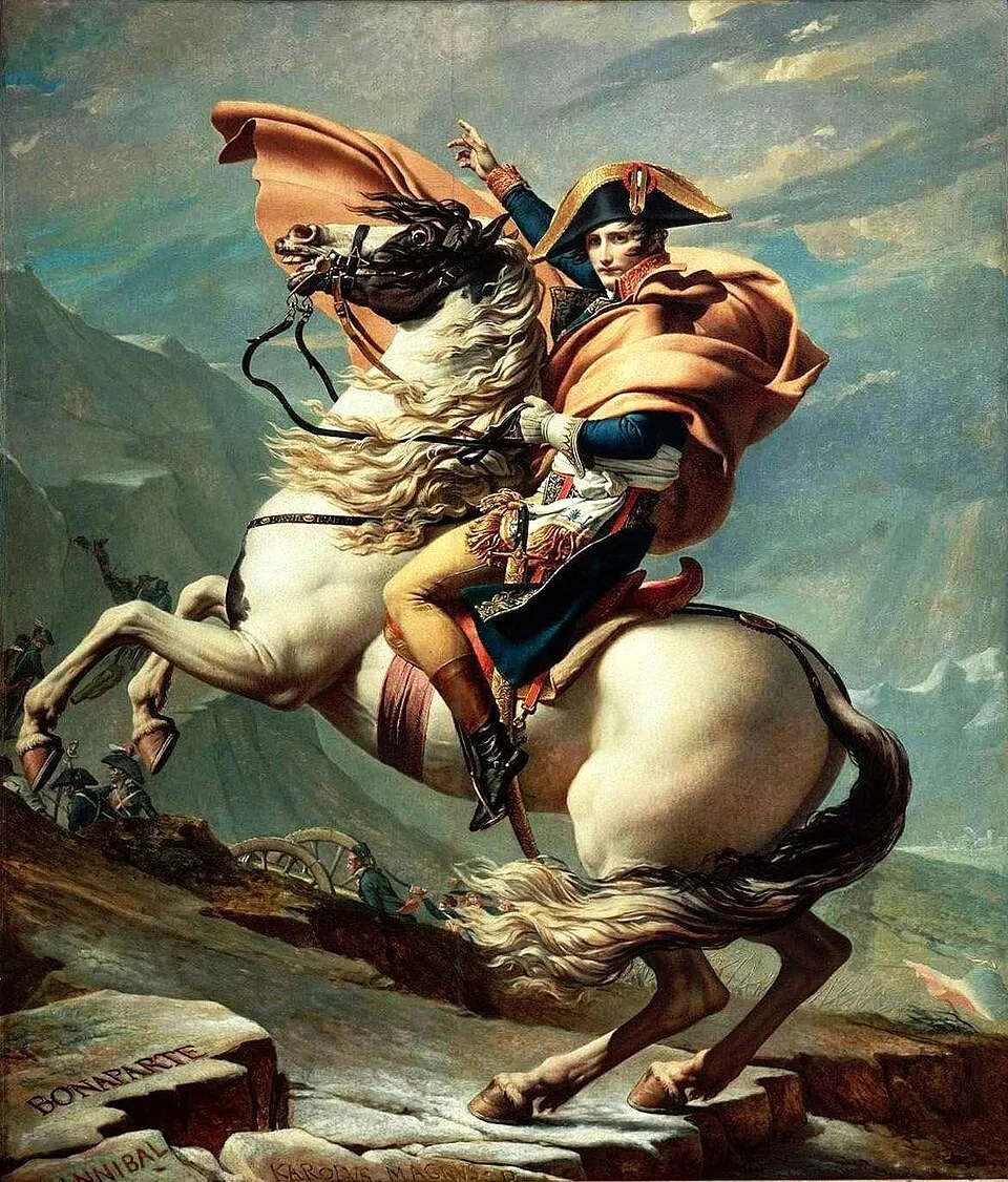Napoleon prelazi Alpe, slika Žaka-Luja Davida