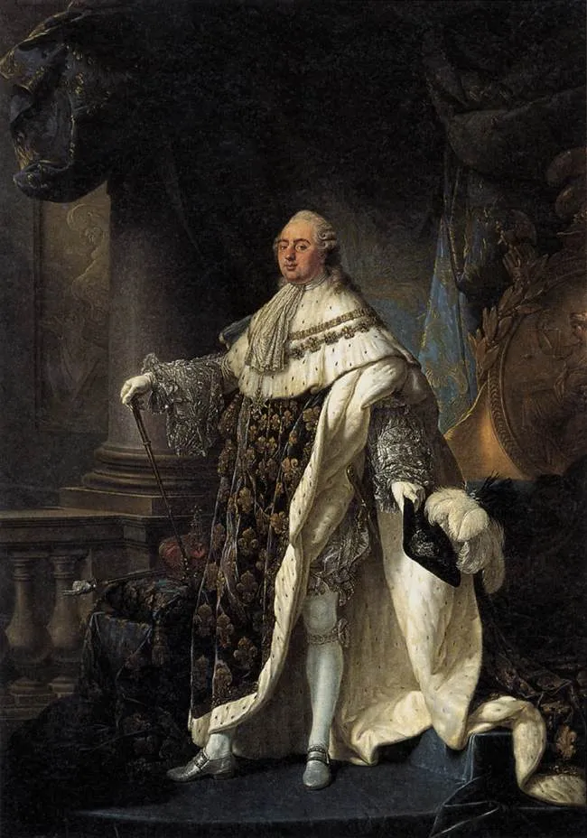 Portret kralja Luja XVI, Antoan-Fransoa Kale, 1788.