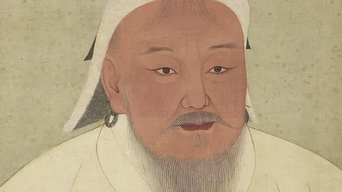 Portret Džingis-kana, kineska slika iz doba dinastije Juan