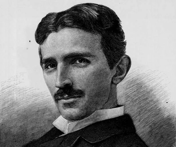 Portret Nikole Tesle iz 1894. godine, fotografa Napoleona Saronija
