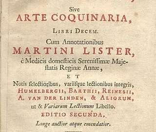 Naslovna strana izdanja Apicijeve kuvarske knjige iz 1709. godine