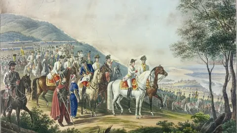 Opsada Beograda 1789. godine, prikaz austrijske vojske pod komandom maršala Laudona