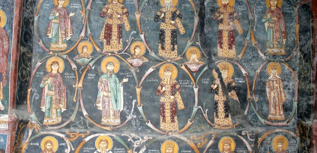Freska Loza Nemanjića iz Pećke patrijaršije