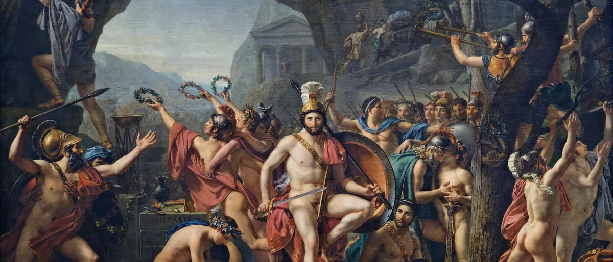 Kralj Leonida pred bitku kod Termopila, slika Žaka-Luja Davida iz 1814. godine