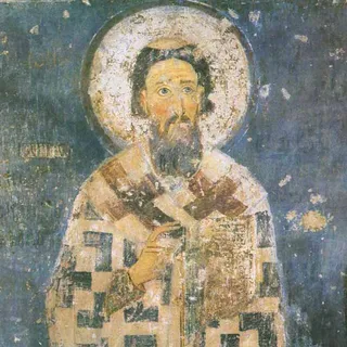 Freska Svetog Save iz manastira Mileševe