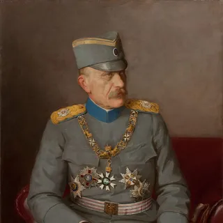 Portret vojvode Živojina Mišića, slika Uroša Predića iz 1919.